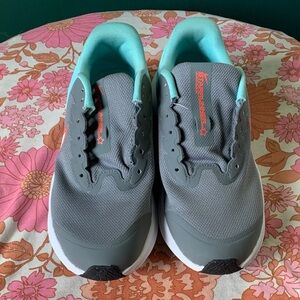 Nike Gray Running Sneakers for Youth Girls Size 5.5